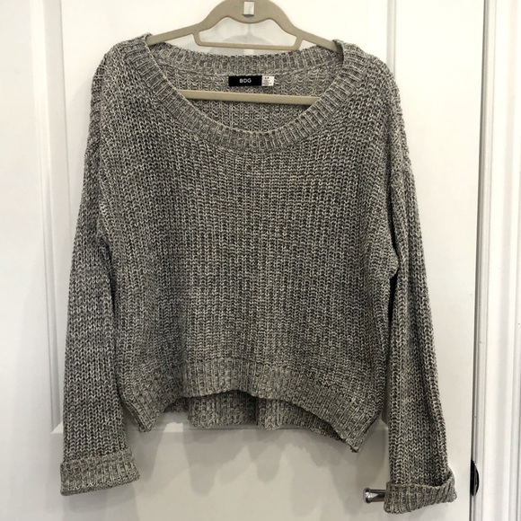 Gray Cable-knit Sweater - Picture 2 of 3